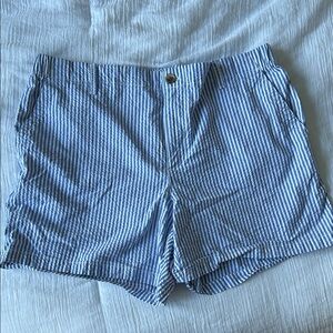 Blue Striped Women's Chino Old Navy Shorts